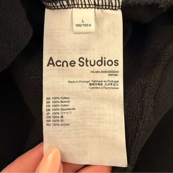 Acne Studios Franzisko Devil Logo Sweatshirt - Picture 7 of 8